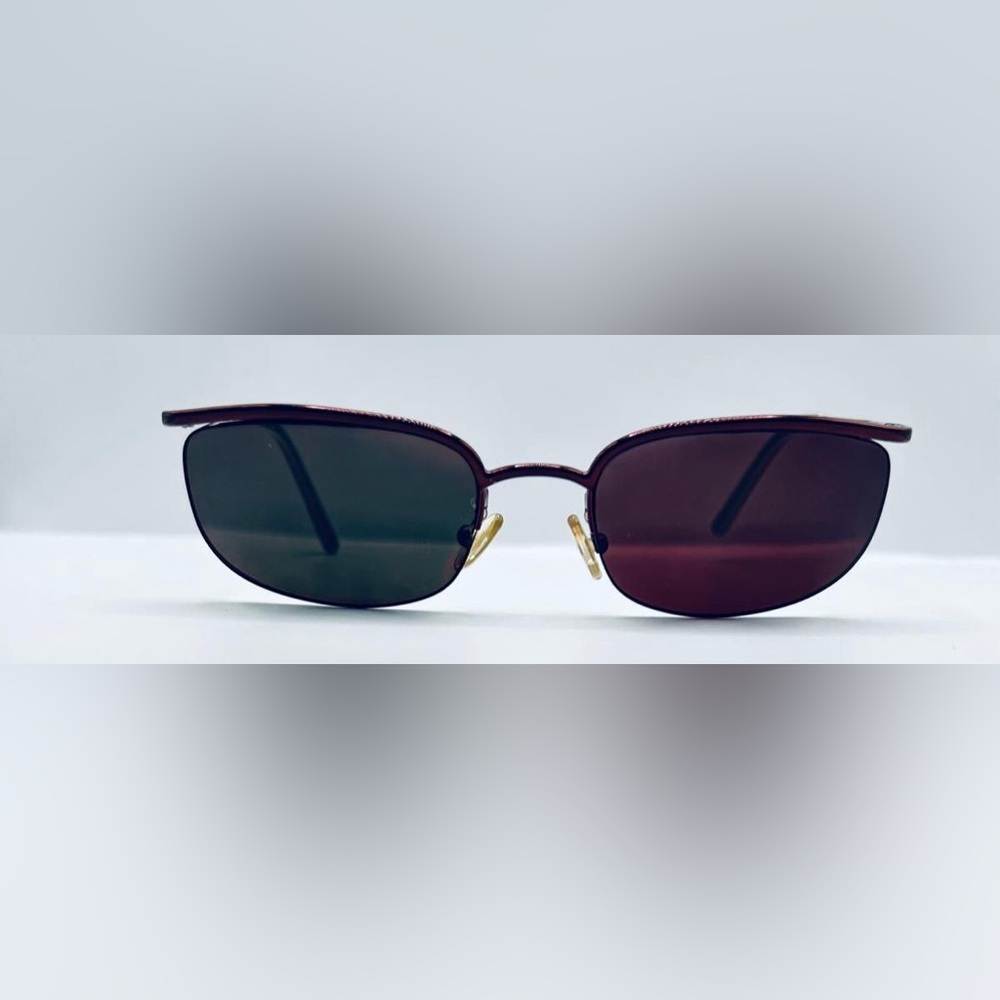 Vintage Romeo Gigli RG185/S Bronze Oval Sunglasses Frames Only - Picture 3 of 8